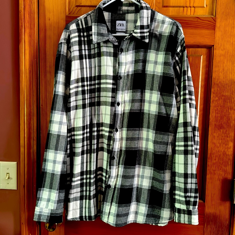 Men’s Zara XL Plaid Shirt